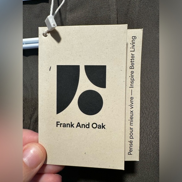 Frank & Oak The Camp Collar Blouse in Dark Khaki - Picture 11 of 14